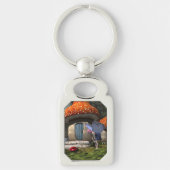 Niedliche Rosa-Haar-Fairy trifft Ladybug Schlüsselanhänger (Vorderseite)