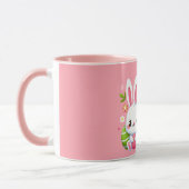 Niedliche, rosa Happy Ostersonnige Tasse (Links)