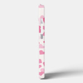 Niedliche rosa Herzen Case-Mate iPhone Hülle (Rückseite / Links)