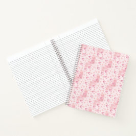 Niedliche rosa Herzen Notizblock