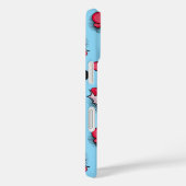 Niedliche rosa Herzen personalisierter Name Case-Mate iPhone Hülle (Rückseite / Rechts)