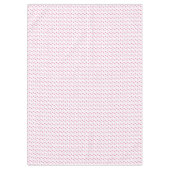 Niedliche rosa Herzen romantisches Muster Tischdecke (Vorderseite)
