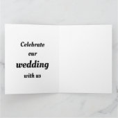 Niedliche rosa Herzen und Namen Karte (Innenseite)