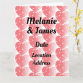 Niedliche rosa Herzen und Namen Karte (Gelbe Blume)