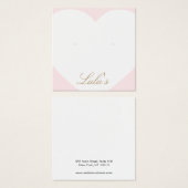 Niedliche rosa Herzklosterdarstellung (Vorne & Hinten)