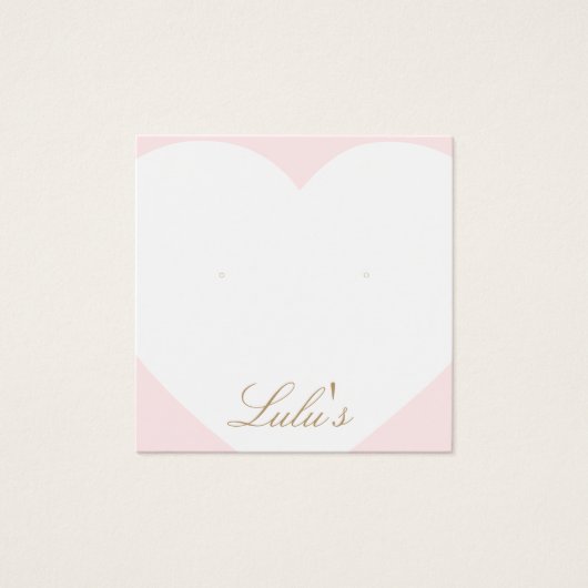 Niedliche rosa Herzklosterdarstellung (Vorderseite)