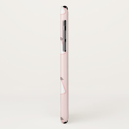 Niedliche Rosa Katze Case-Mate iPhone Hülle (Hinten/Links)
