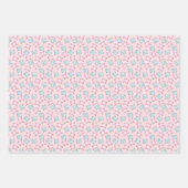 Niedliche rosa Katze Geschenkpapier Set (Vorderseite 3)