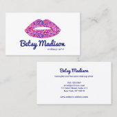 Niedliche Rosa Kloster Santa Maria Assunta Visitenkarte (Vorne/Hinten)