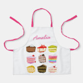 Niedliche, rosa Kuchen Schürze (Vorderseite)