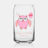 Niedliche rosa Liebe, die Sie selber feiern Dosenglas (Rückseite)