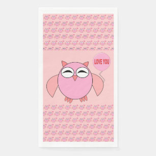 Niedliche rosa Liebe Sie kaufen Papier Napkins Serviette