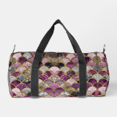 Niedliche, rosa, lila Goldmedaille Duffle Bag (Rückseite)