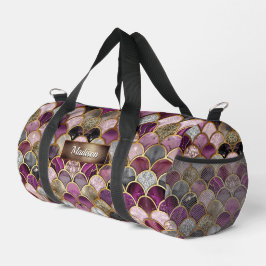 Niedliche, rosa, lila Goldmedaille Duffle Bag