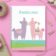 Niedliche Rosa lila Lamas Kiss kawaii geistliche S