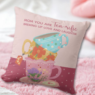 Niedliche rosa Mama Sie sind teesische Kissen