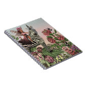 Niedliche Rosa Märchen auf Zebra Einhorn Kunst, Di Notizblock (Rechte Seite)