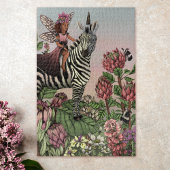 Niedliche Rosa Märchen auf Zebra Einhorn Kunst, Di Puzzle
