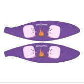 Niedliche rosa Marshmallows im Cartoon des Lagerfe Mini Basketball (Panele)