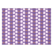 Niedliche rosa Marshmallows im Cartoon des Lagerfe Tischdecke (Vorderseite (Horizontal))
