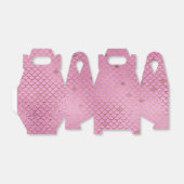 Niedliche rosa Meerjungfrauenskala für eine Geburt Geschenkschachtel (Ungefaltet)