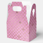 Niedliche rosa Meerjungfrauenskala für eine Geburt Geschenkschachtel (Geöffnet)