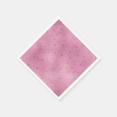 Niedliche rosa Meerjungfrauenskala für eine Geburt Serviette (Ecke)