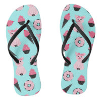 Niedliche Rosa Minze Piggy Donut Ice Creme Cone Mu