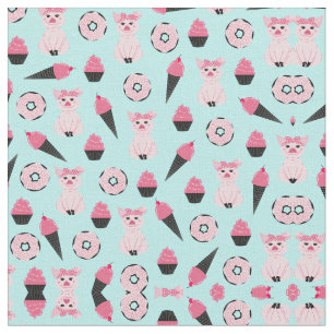 Niedliche Rosa Minze Piggy Donut Ice Creme Cone Mu Stoff