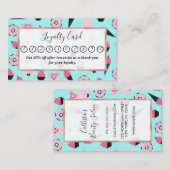 Niedliche Rosa Minze Piggy Donut Ice Creme Cone Mu Treuekarte (Vorne/Hinten)