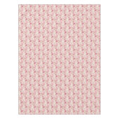 Niedliche rosa moderne Blume Muster High Top Turns Tischdecke (Vorderseite)