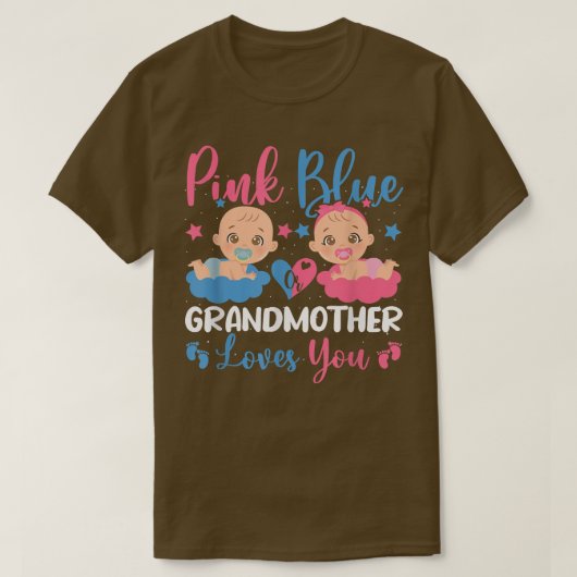 Niedliche rosa oder blaue Großmutter Lieben, die S T-Shirt (Design vorne)