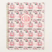 Niedliche Rosa Parfüms | Parfum | Floral | Monogra Planer (Vorderseite)