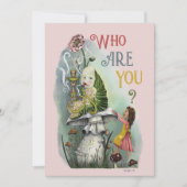 Niedliche rosa Raupe in der Alice im Wunderland Ku (Vorderseite)