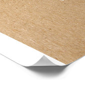 Niedliche Rosa Regentropfen Kindermädchendusche Be Poster (Ecke)