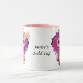 Niedliche rosa Schale (Weltcup) bearbeitbar Tasse (Zentrum)