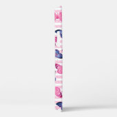 Niedliche rosa Schmetterlinge Case-Mate iPhone Hülle (Rückseite / Rechts)