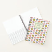 Niedliche rosa Schmetterlinge Personalisiertes Sto Notizblock (Innenseite)