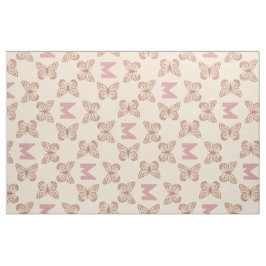 Niedliche rosa Schmetterlinge und kundenspezifisch Stoff