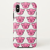 Niedliche Rosa Schweine Case-Mate iPhone Hülle (Rückseite)