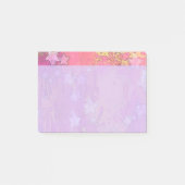 Niedliche rosa Sterne nach dem it®-Test Post-it Klebezettel (Vorderseite)