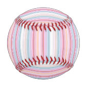 Niedliche, rosa Streifen Baseball (Rückseite)