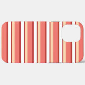 Niedliche, rosa Streifen Case-Mate iPhone Hülle (Rückseite (Horizontal))