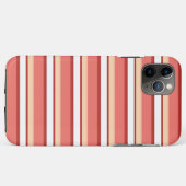 Niedliche, rosa Streifen Case-Mate iPhone Hülle (Rückseite (Horizontal))