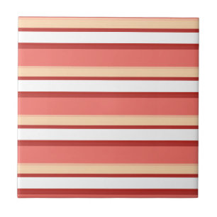 Niedliche, rosa Streifen Fliese