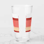 Niedliche, rosa Streifen Glas (Links)