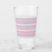 Niedliche, rosa Streifen Glas (Rückseite)