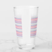 Niedliche, rosa Streifen Glas (Rechts)