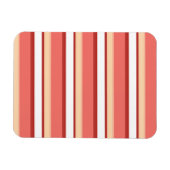 Niedliche, rosa Streifen Magnet (Horizontal)