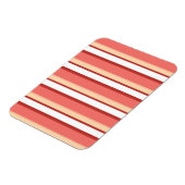 Niedliche, rosa Streifen Magnet (Linke Seite)